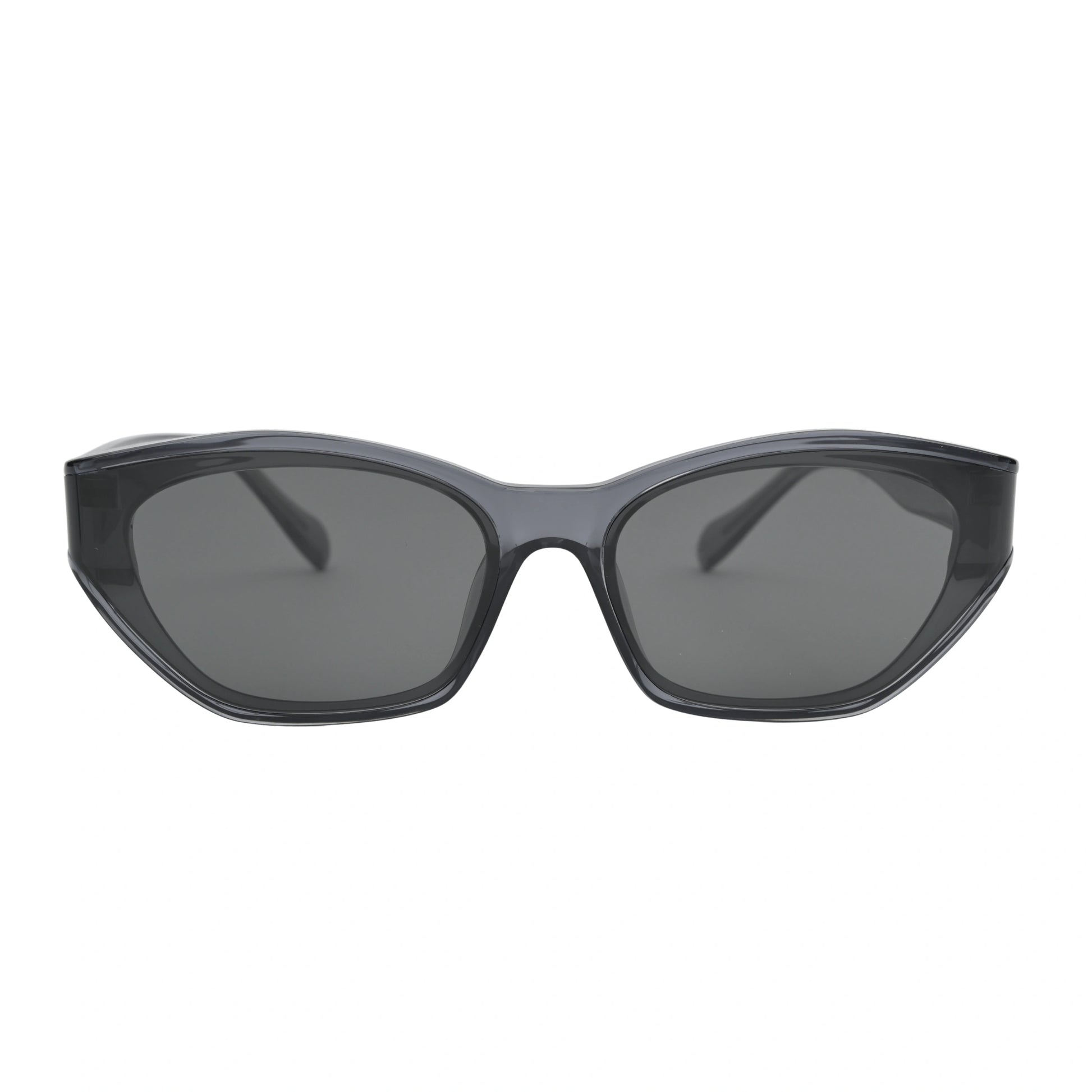 Transparent Grey Cat Eye Sunglasses