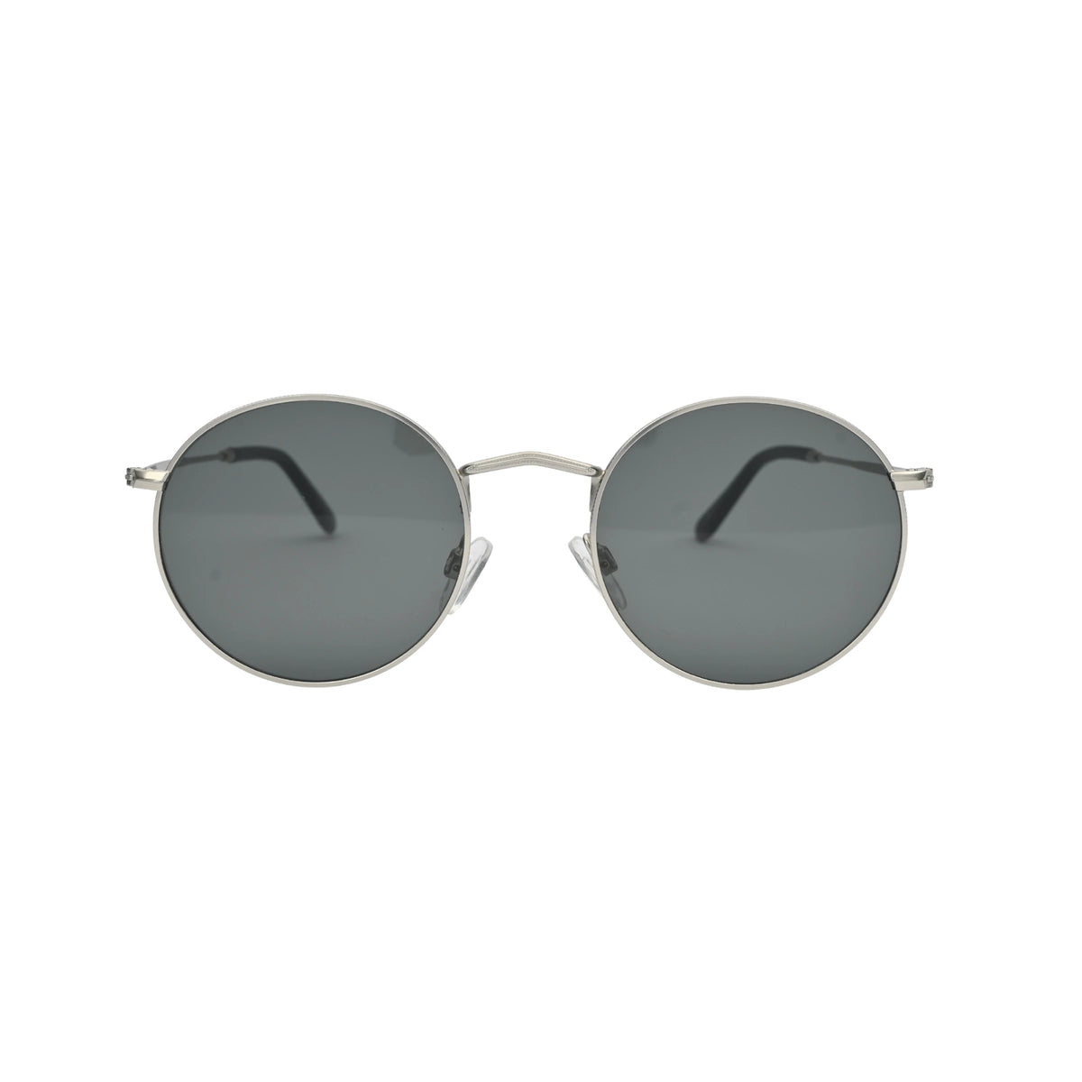 Silver Round Sunglasses Unisex Full Frame