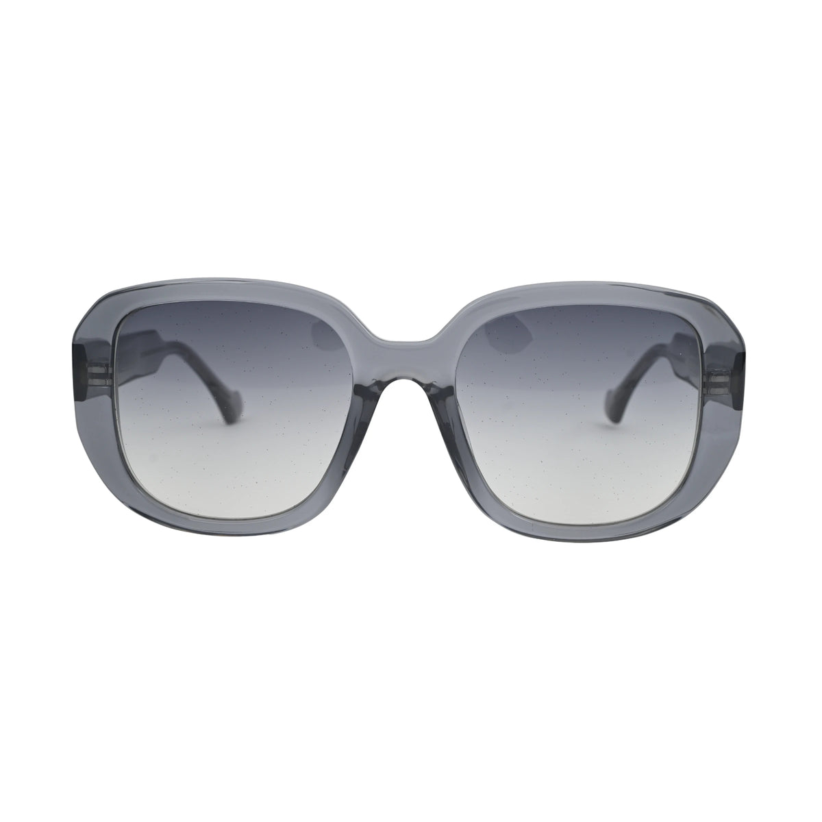 Smoke grey Square Sunglasses Full Frame Plastic