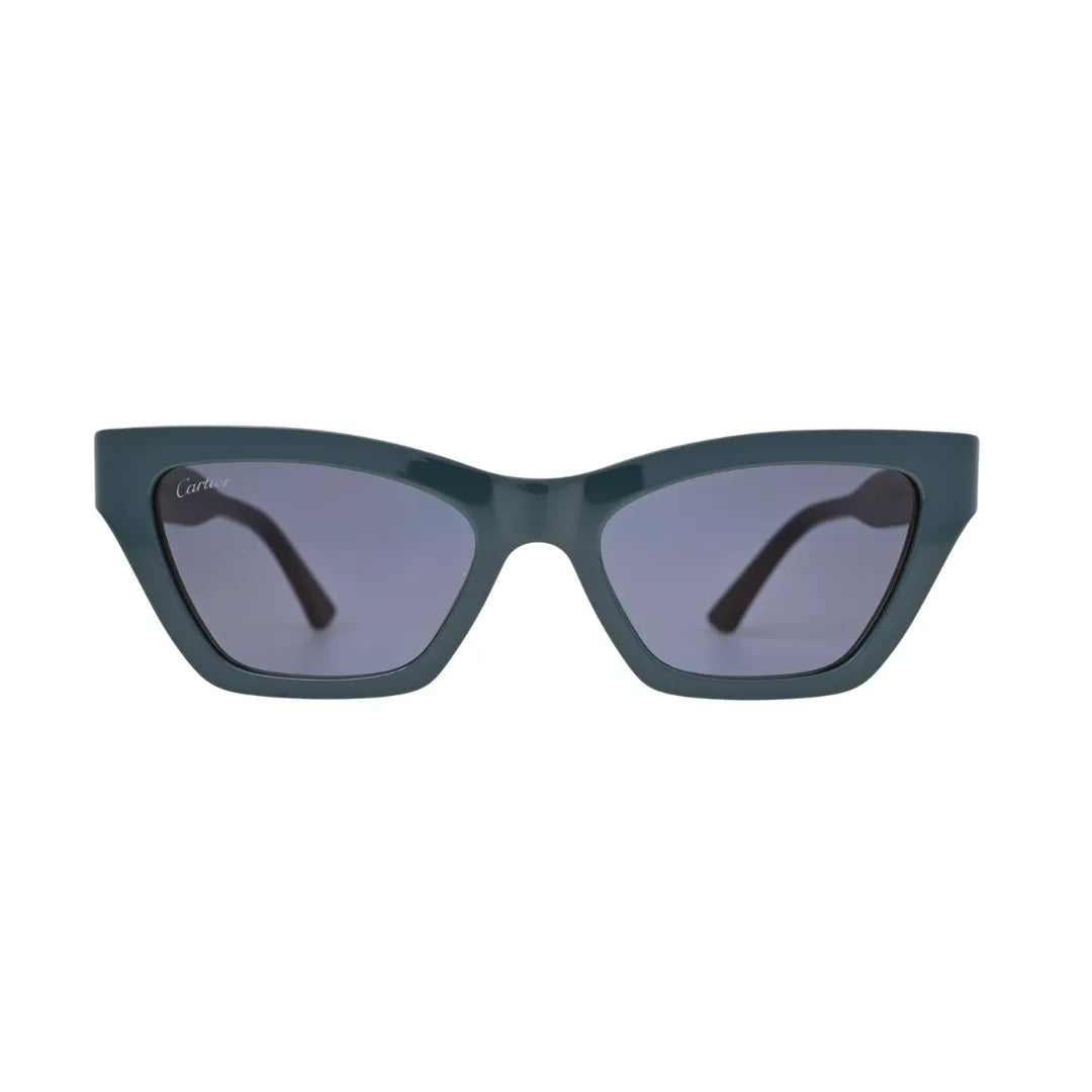 Cartier Green Cat Eye Sunglasses CT0437S003