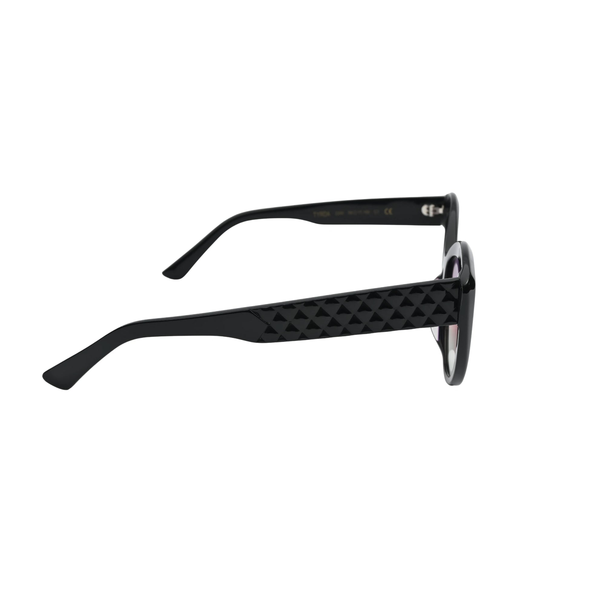 Black Butteryfly Sunglasses for women side view
