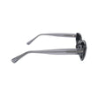 Transparent Grey Cat Eye Side View Sunglasses Female