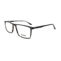 Sleek tortoiseshell square frame with a lightweight build and modern flair.