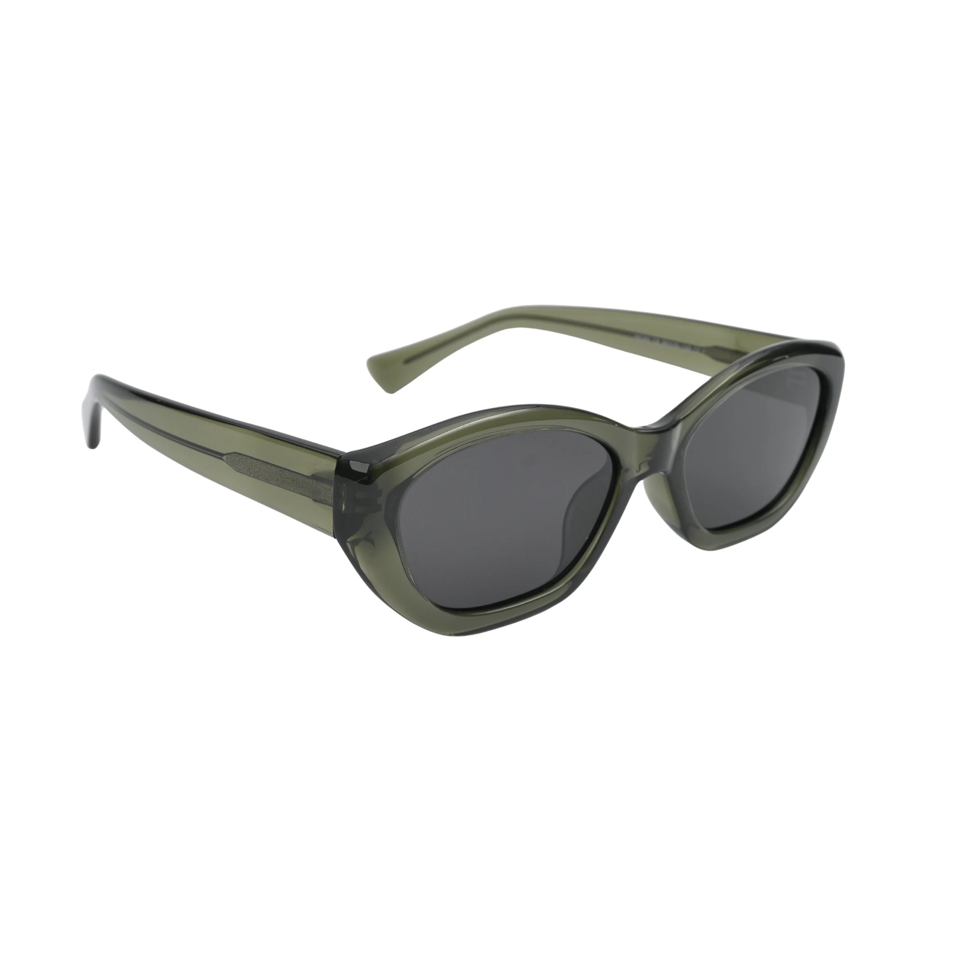 Olive Green Sunglasses Side angle