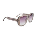 Transparent Pink Sunglasses for women Full Plasic Frame