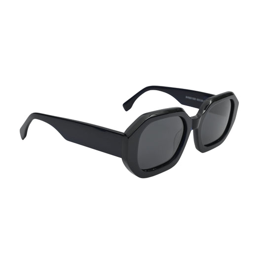 Black Rectangular Sunglasses For Unisex