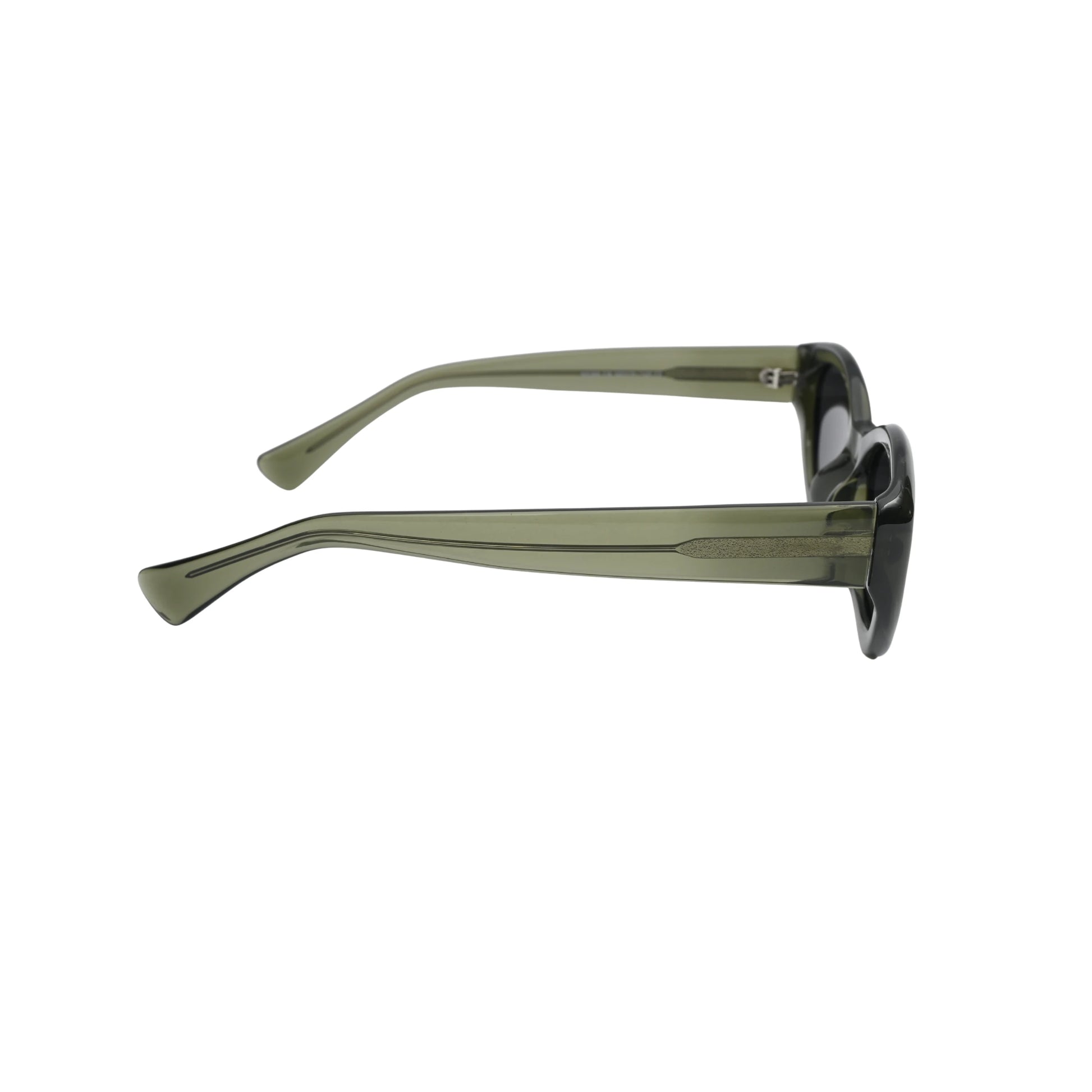 Olive Green Sunglasses Side angle