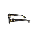 Dark tortoise Cartier CT0546S002 three-quarter angle showing gold-tone panther temple motif