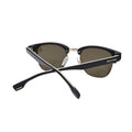 Back view of Mustang semi rimless sunglasses with crossed temples
