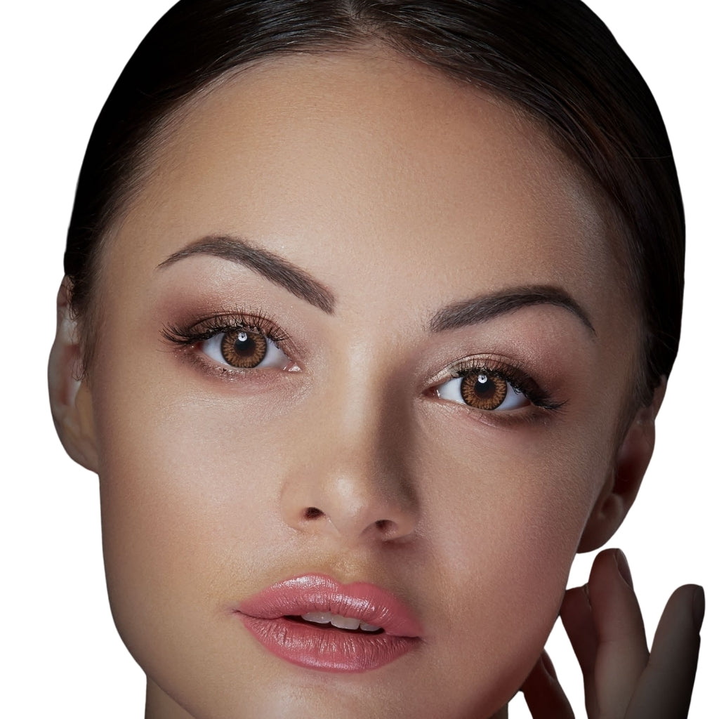 Freshkon Colors Fusion Brilliant Brown Contact Lenses