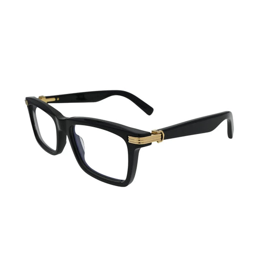 Cartier Premiere de Cartier CT0420O 005 Black Rectangular Eyeglasses back view