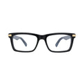 Cartier Premiere de Cartier CT0420O 005 Black Rectangular Eyeglasses front view