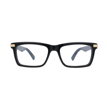 Cartier Premiere de Cartier CT0420O 005 Black Rectangular Eyeglasses front view