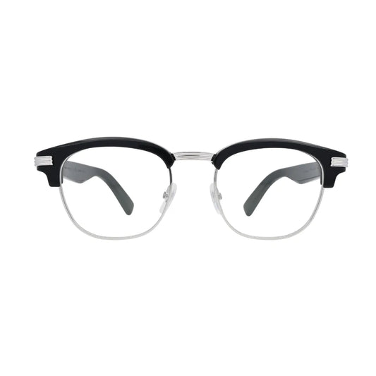 Cartier Premiere de Cartier CT0496O 001 Black Browline Eyeglasses front view