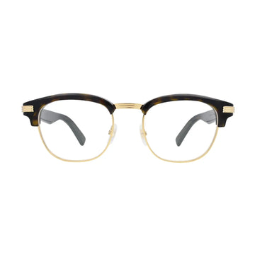 Cartier Premiere de Cartier CT0496O 002 Havana Browline Eyeglasses front view