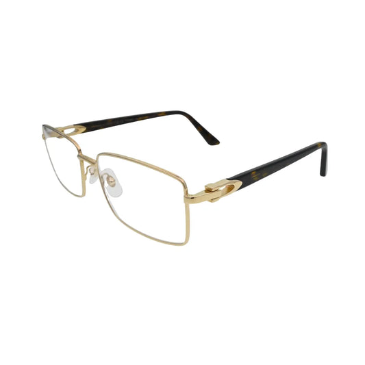 Cartier Signature C de Cartier CT0520O 002 Gold Rectangular Eyeglasses back view