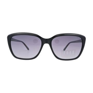 ELLE EL14945 Black Rectangular Sunglasses front view