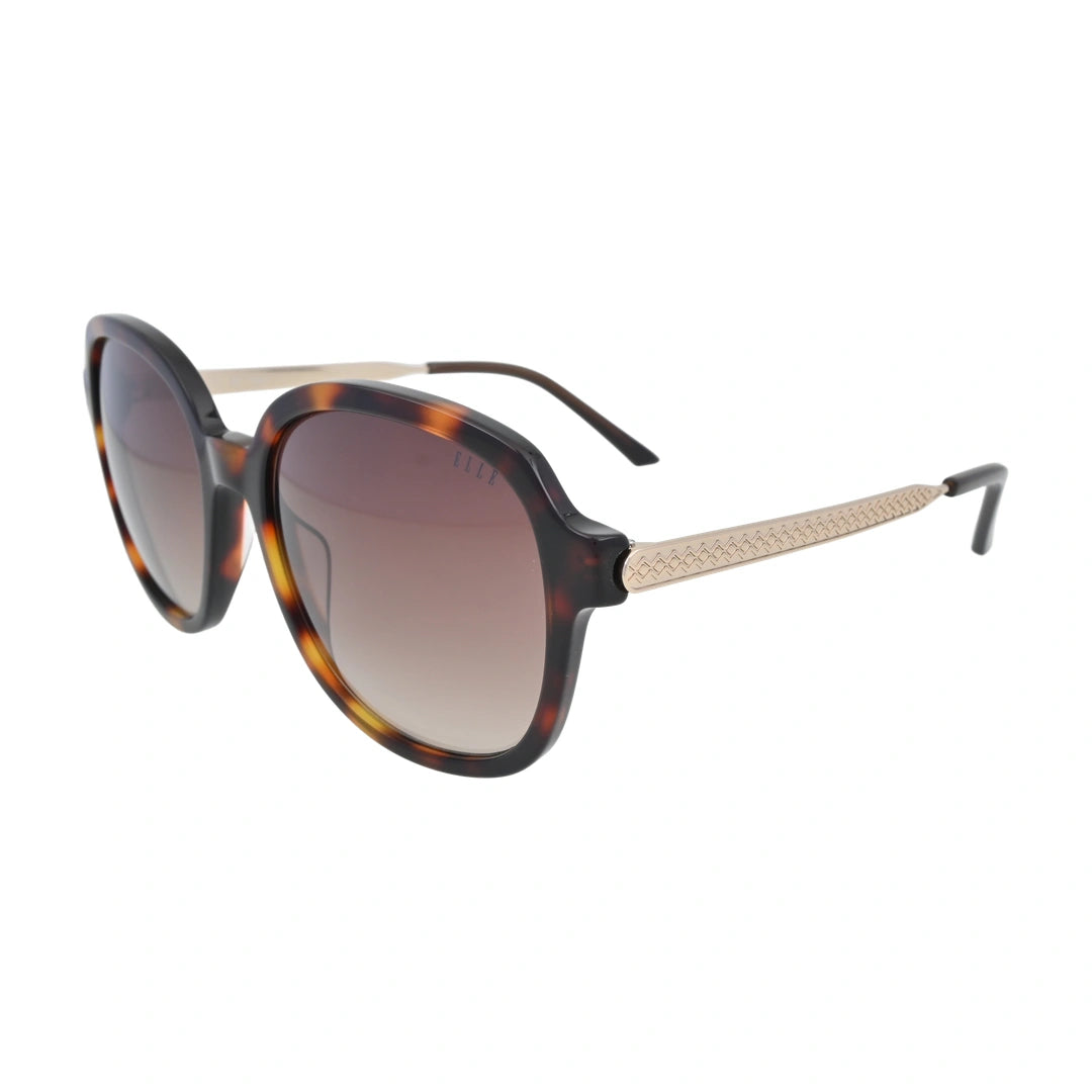 ELLE EL14955 Havana Square Sunglasses side profile