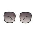 ELLE EL14958 Black Square Sunglasses front view