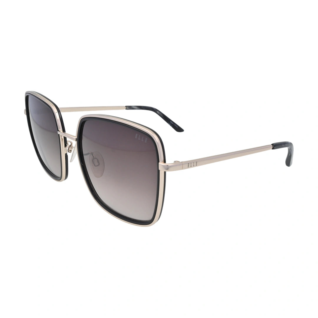 ELLE EL14958 Black Square Sunglasses side profile