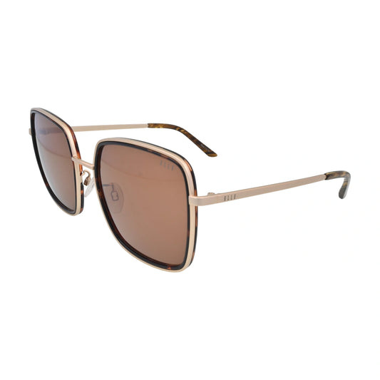 ELLE EL14958 Havana Square Sunglasses side profile