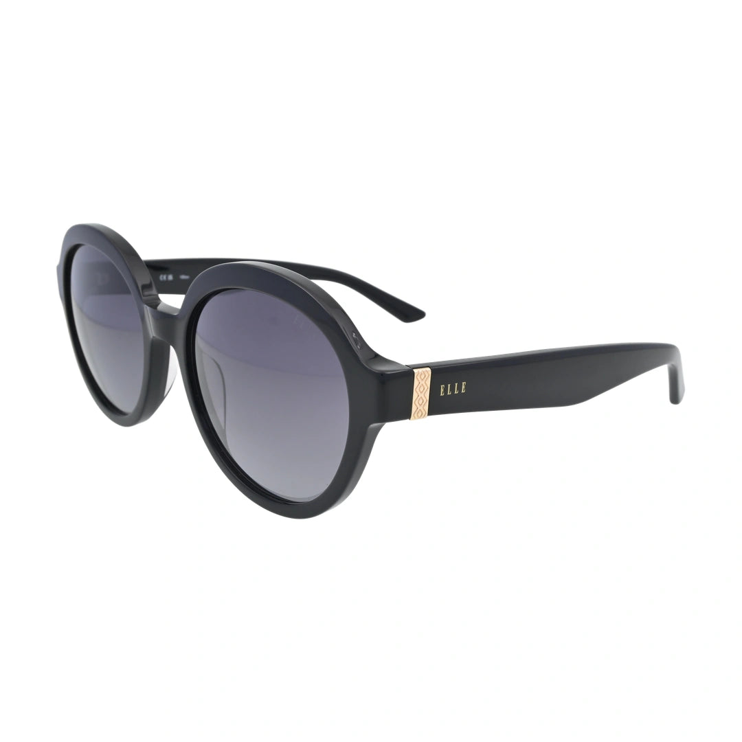 ELLE EL14961 Black Round Sunglasses side profile