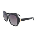ELLE EL14963 Black Hexagon Sunglasses side profile