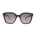 ELLE EL14964 Black Square Sunglasses front view