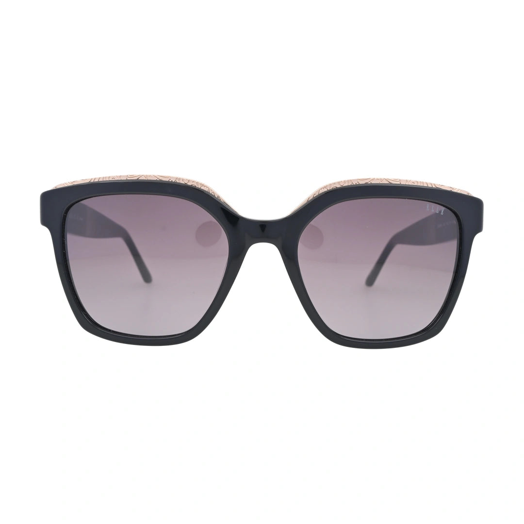 ELLE EL14964 Black Square Sunglasses front view
