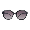 ELLE EL14965 Black Square Sunglasses front view