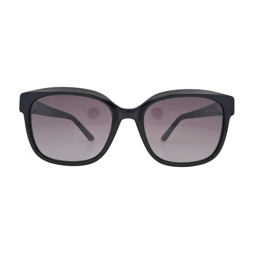 ELLE EL14966 Black Square Sunglasses front view
