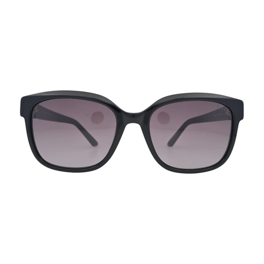ELLE EL14966 Black Square Sunglasses front view