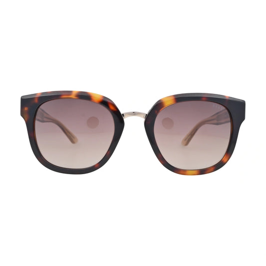 ELLE EL14968 Havana Round Sunglasses front view