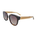 ELLE EL14968 Havana Round Sunglasses side profile