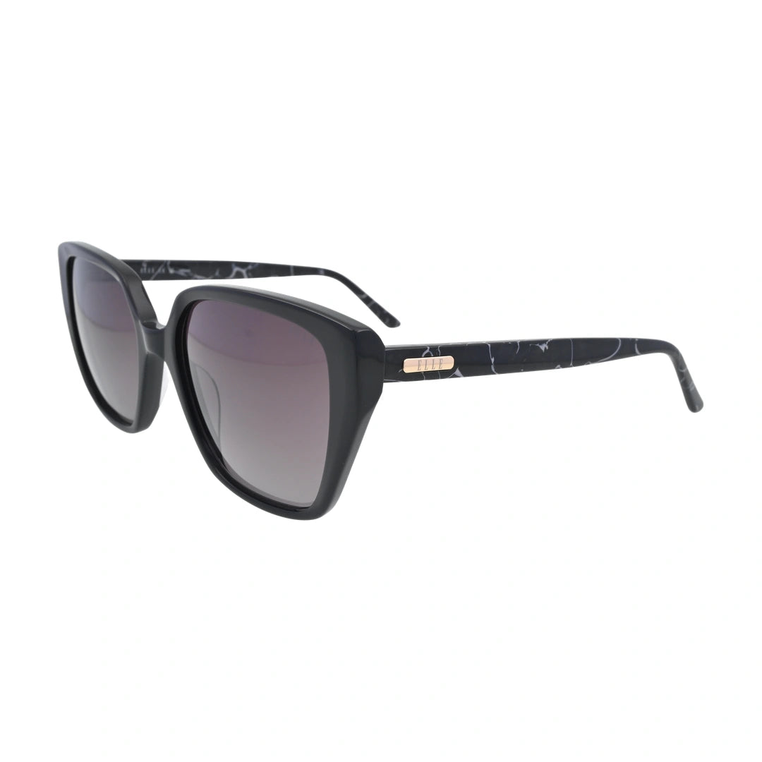 ELLE EL14984 Black Square Sunglasses side profile