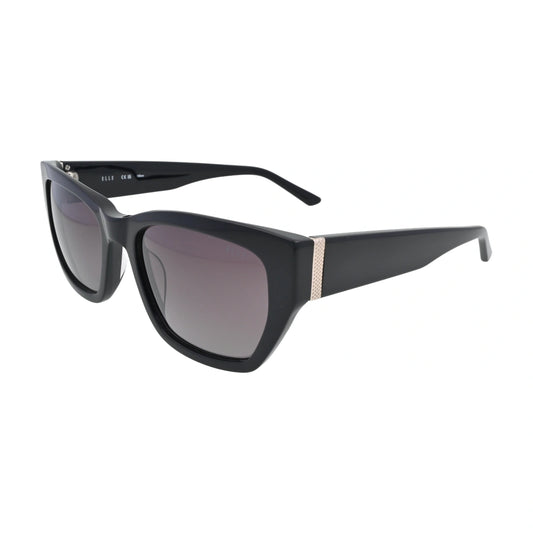 ELLE EL14988 Black Cat Eye Sunglasses side profile