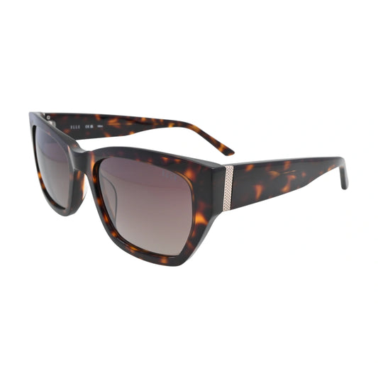 ELLE EL14988 Havana Cat Eye Sunglasses side profile