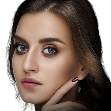 Freshkon Colors Fusion Glittering Blue Contact Lenses