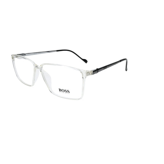 Front view of Transparent Frame Eyeglasses highlighting the clean, stylish frame shape.