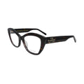 Marc Jacobs MARC 802 dark havana cat-eye eyeglasses side three-quarter view
