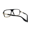 Marc Jacobs MARC 844 gold temple hardware detail black acetate men's optical frame rear angle Marc Jacobs MARC 844 gold temple hardware detail black acetate men's optical frame rear angle