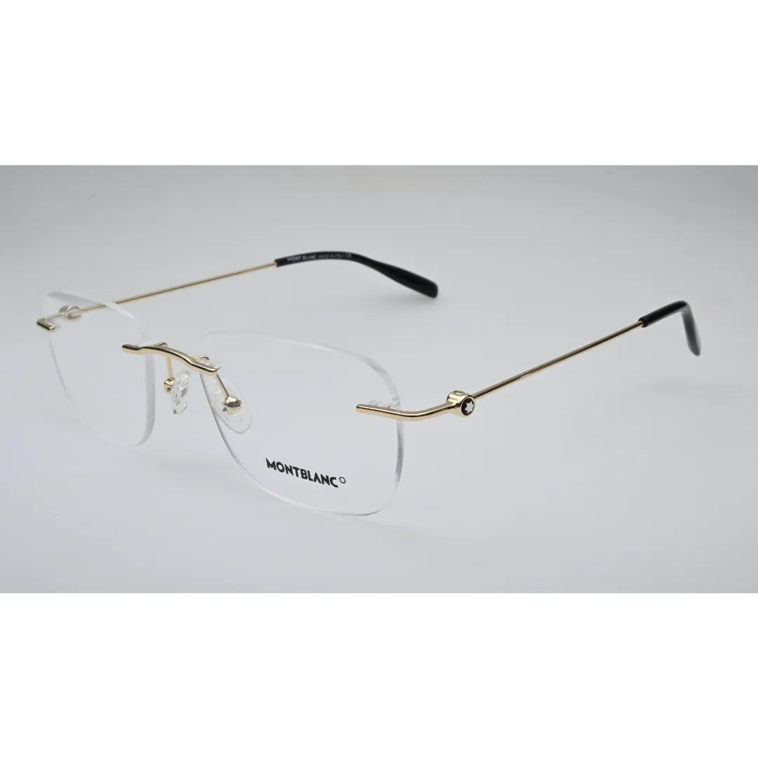 Gold Rimless Eyeglasses MB-0169O back view
