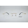 Gold Rimless Eyeglasses MB-0169O front view
