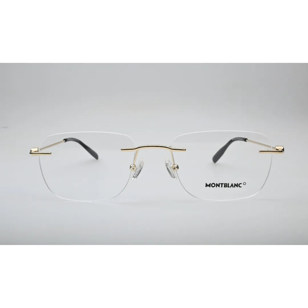 Gold Rimless Eyeglasses MB-0169O front view