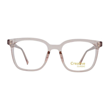 Blush Crystal Square Eyeglasses N003