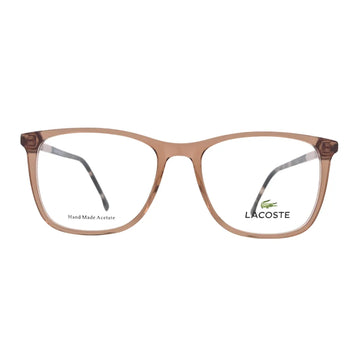 Caramel Crystal Square Eyeglasses N005