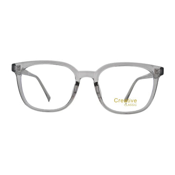 Smoke Grey Round Eyeglasses N008
