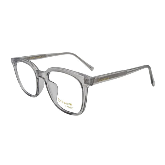 Smoke Grey Round Eyeglasses N008