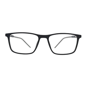 Matte Black Rectangle Eyeglasses N017