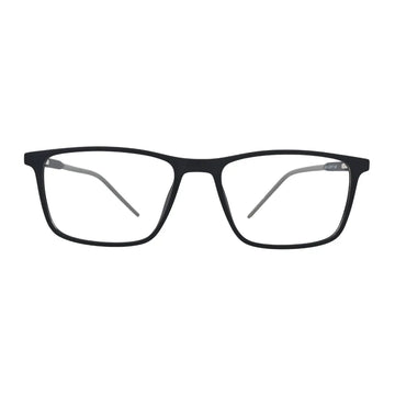 Matte Black Rectangle Eyeglasses N018